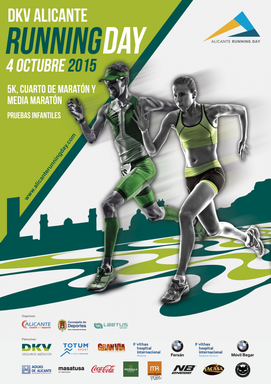 Cientos de corredores pondrán a prueba su condición física en la Alicante Running Day en la que cola
