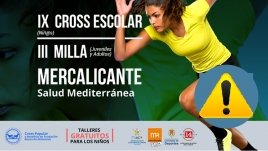 Mercalicante aplaza el IX Cross Escolar Solidario y las visitas escolares como medida de precaución 