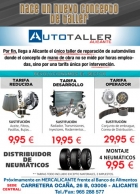 Autotaller Alicante instala un centro de reparación integral de vehículos en Mercalicante