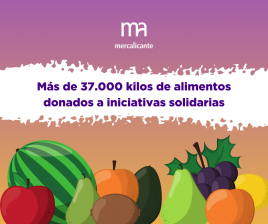 El clúster Mercalicante dona más de 37.146 kilos de alimentos para el desarrollo de iniciativas solidarias en 2020