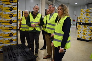 El presidente de Mercasa visita las instalaciones de Mercalicante
