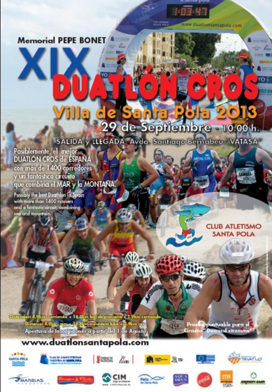 Mercalicante entregará cerca de 1.200 kilos de fruta entre los corredores de la XIX Duatlón Cross Vi
