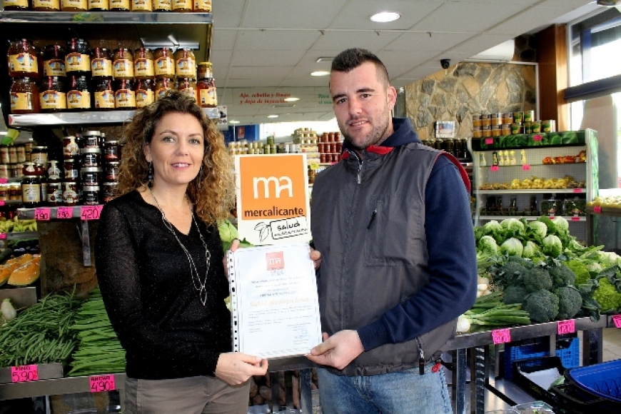 El establecimiento Frutas y Verduras Díez se adhiere a la red de certificación de calidad Mercalican