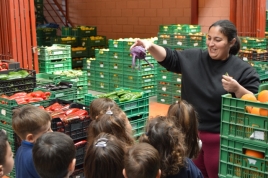 Las actividades de promoción de alimentación saludable de Mercalicante alcanzan este curso a más de 9.000 niños de primaria y secundaria