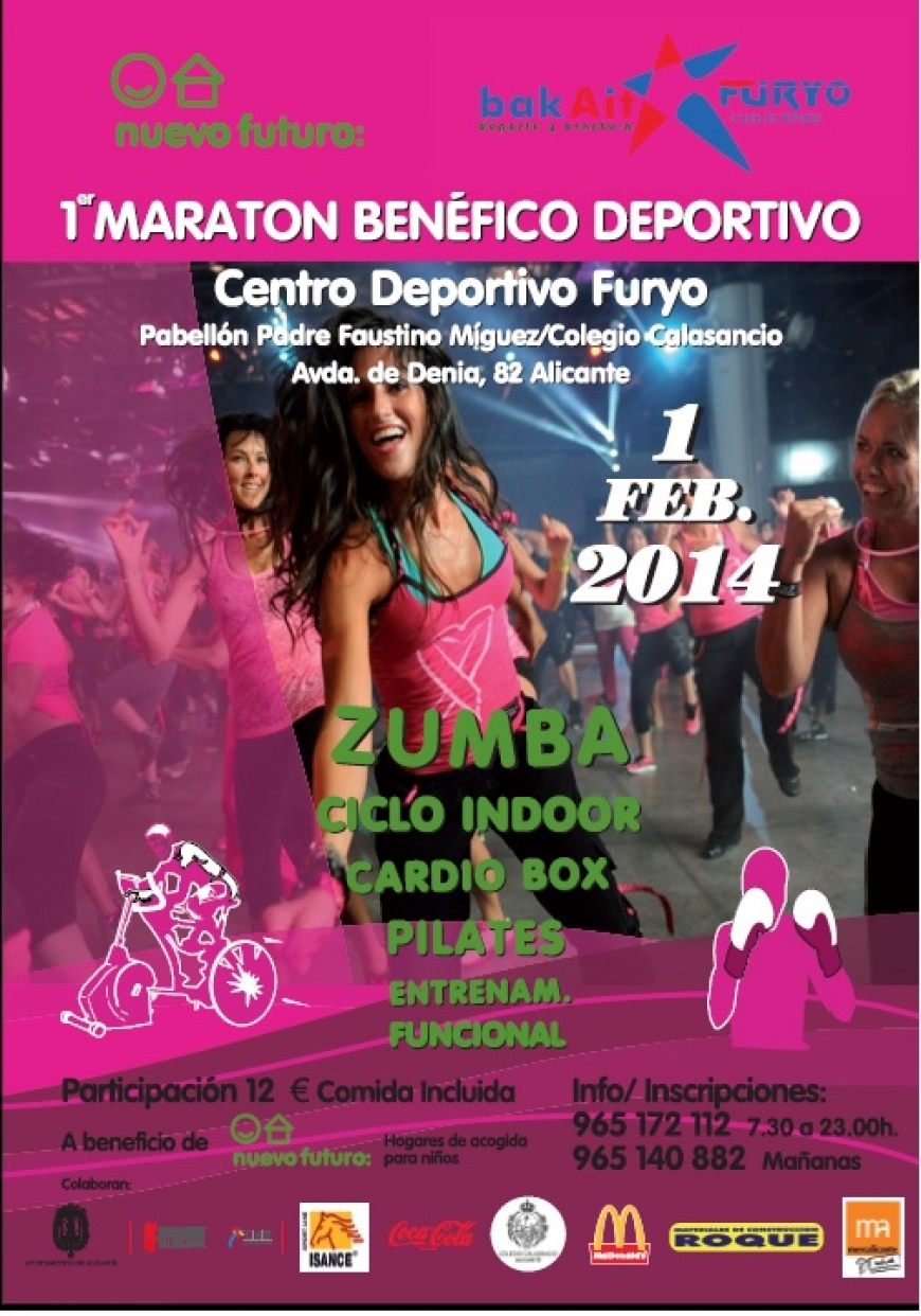 Mercalicante colabora con el primer maratón benéfico deportivo que recoge fondos para Nuevo Futuro